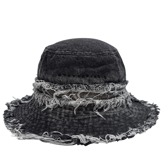 DISTRESSED BUCKET HAT
